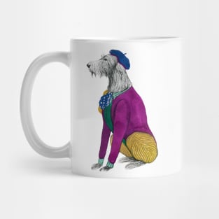 Well dressed Irish Wolfhound Mug